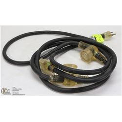 COMMERCIAL HEAVY DUTY MULTI PLUG EXTENSION