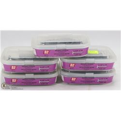 5 TUBS OF DRYWALL SCREWS 1-1/2" X 10