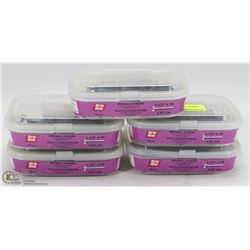 5 TUBS OF DRYWALL SCREWS 1-1/2" X 10