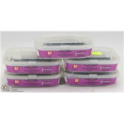 5 TUBS OF DRYWALL SCREWS 1-1/2" X 10