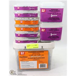 TUB OF FLOORING SCREWS 1-1/2" X 8 SOLD WITH