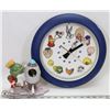 Image 1 : LOONEYTUNES CLOCK WITH FIGURINE