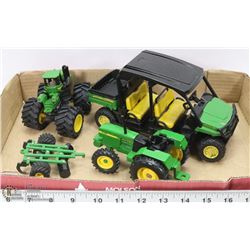 LOT OF ERTL AND JOHN DEERE TRACTORS