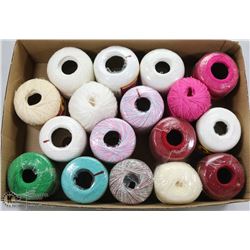 FLAT  OF CROCHET COTTON NEW