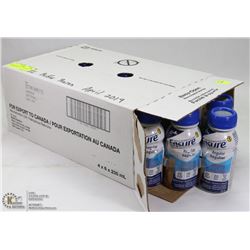 CASE OF BUTTER PECAN ENSURE , EXP APRIL 2019