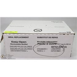 CASE OF STRAWBERRY W/ CALORIES, EXP MARCH 2019