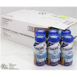 CASE OF BUTTER PECAN ENSURE , EXP APRIL 2019