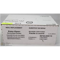 CASE OF STRAWBERRY W/ CALORIES, EXP MARCH 2019