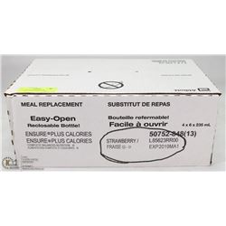 CASE OF STRAWBERRY W/ CALORIES, EXP MARCH 2019