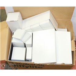 LARGE BOX OF CARDBOARD JEWELRY BOXES AND OTHER