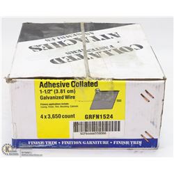 CASE OF COLLATED FINISH NAILS 15 GAUGE