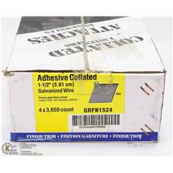 CASE OF COLLATED FINISH NAILS 15 GAUGE