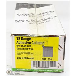 CASE OF COLLATED FINISH BRADS 18 GAUGE