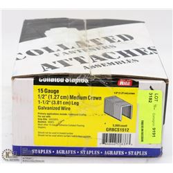 CASE OF COLLATED STAPLES 15 GAUGE