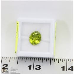 #3-NATURAL GREEN PERIDOT 4CT