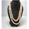 Image 1 : 8 -  FRESH WATER PEARL 4 STRAND