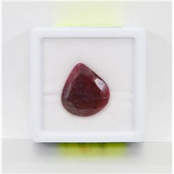 #27-NATURAL RED RUBY GEMSTONE 18.5CT