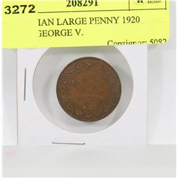 CANADIAN LARGE PENNY 1920 YEAR, GEORGE V.