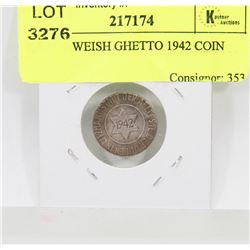 NAZI JEWISH GHETTO 1942 COIN