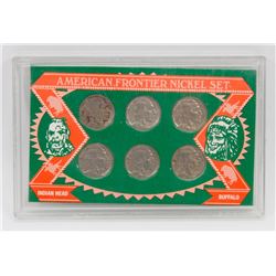 AMERICAN FRONTIER NICKEL SET.