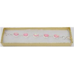#56-AUSTRALIAN FIRE OPAL GEMSTONE BRACELET