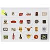 Image 1 : SHEET OF 24 FOOD AND DRINK COLLECTOR PINS