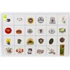 Image 1 : SHEET OF 24 R.C.L. COLLECTOR PINS