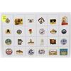 Image 1 : SHEET OF 24 R.C.L. COLLECTOR PINS
