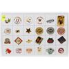Image 1 : SHEET OF 24 ASSORTED COLLECTOR PINS