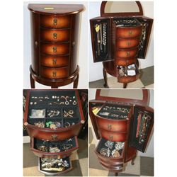 FEATURED ITEM: JEWELRY STAND WITH CONTENTS!