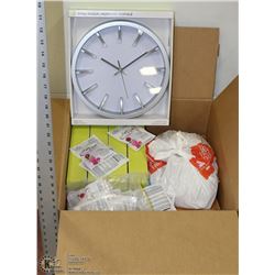 BOX OF STORE CLOSURE MERCHANDISE