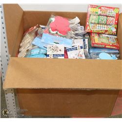 BOX OF STORE CLOSURE MERCHANDISE