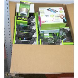 BOX OF STORE CLOSURE MERCHANDISE