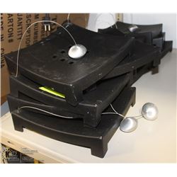 LOT OF 10 NAPKIN HOLDERS W/ WEIGHTS