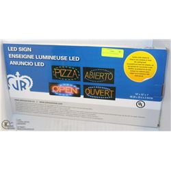 NEW 19" X 10" LED OPEN SIGN - ON CHOICE