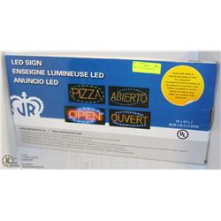 NEW 19" X 10" LED OPEN SIGN - ON CHOICE