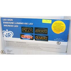 NEW 19" X 10" LED PIZZA SIGN - ON CHOICE