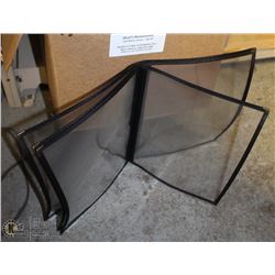 6 PANEL MENU HOLDERS - CASE OF 40 - NEW