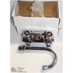 NEW 4" WALL MOUNT FAUCETS - LOT OF 2