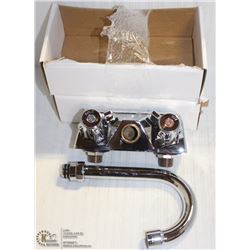 NEW 4" WALL MOUNT FAUCETS - LOT OF 2