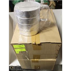 NEW 2QT ALUMINUM DRY INGREDIENT BAKERS MEASURES