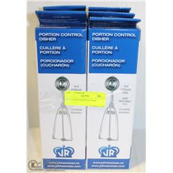 SET OF SIX PORTION SCOOPS-ON CHOICE