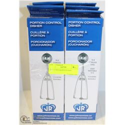 SET OF SIX PORTION SCOOPS-ON CHOICE