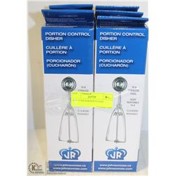 SET OF SIX PORTION SCOOPS-ON CHOICE