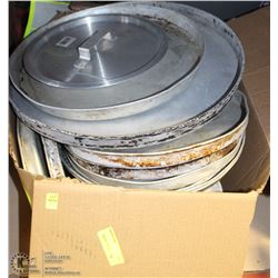 CASE OF ASSORTED SIZE PIZZA PANS