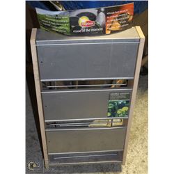 SELF STANDING TEA DISPLAY 27"X15"X4"
