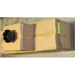 LOT OF 144 NEW BLACK ASHTRAYS