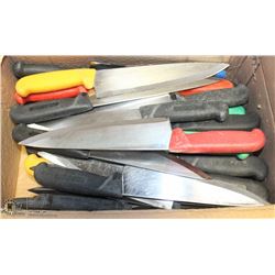 FULL CASE OF USED/SHARPENED KNIVES