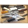 Image 1 : FLAT OF APPROX. 20 KNIVES