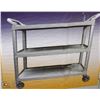Image 1 : NEW 40" X 20" THREE TIER UTILITY CART